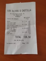 Los Olivos De Castilla menu