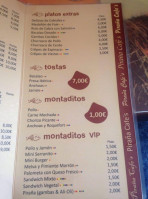 Cafetería PiraÑa menu