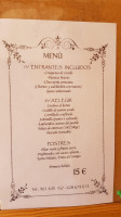 Reunión menu