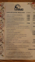 El Colmao Villamanrique menu