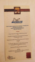 La Parrilla de San Lorenzo menu