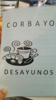 Corbayo menu