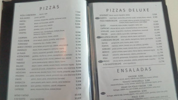 Pizzeria La Plaza menu