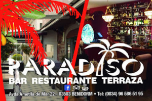 Paradiso Bar Restaurante Terraza Benidorm food