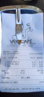 Vara Cafe menu