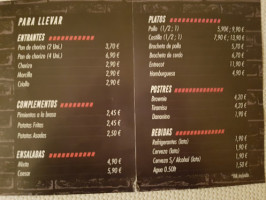 Fastgrill menu