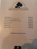 Meson Castellano menu