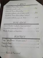 Meson Gallego Morrina menu