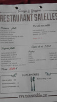 Salelles menu