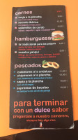 La Zampa menu