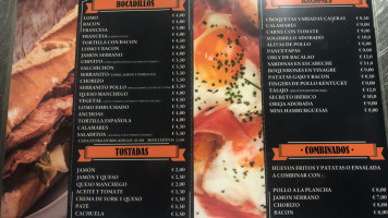 El Pilar menu
