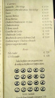 Asador Grill Radazul menu