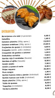 Meson La Rueda menu