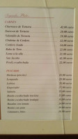 Bar Restaurante Casa Goyo menu