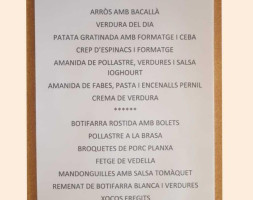 El Bescanoni menu
