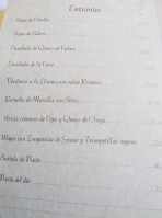 La Borda Del Mastin menu