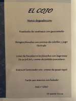 El Cojo menu