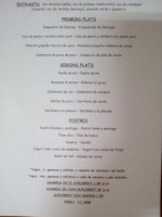 Restaurant-bar La Closca menu
