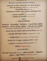Bar Restaurant Pirineus menu