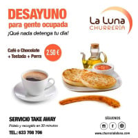 Cafetería Churreria La Luna menu