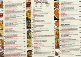 Azafran Indian Resto menu