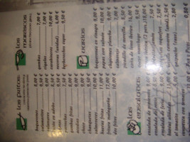 El Rocio menu