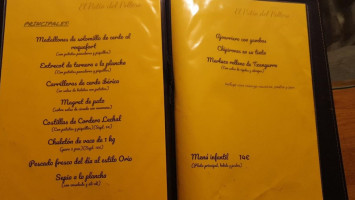 El Patio Del Pollero menu