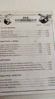 Guadalquivir menu