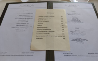 Alameda menu