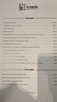 La Cancela menu