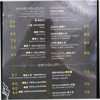 Hamburguesería Txantxiku, Sc menu