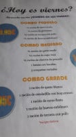 La Ruta Del Guachinche menu