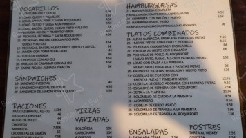 El Patio menu