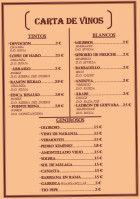 La Taperia menu