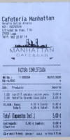 Manhattan Cafe food