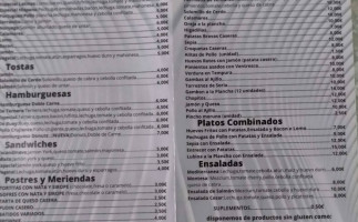 Caferería Latinos menu