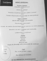 Ca La Gemma menu