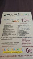 Umami El Quinto Sabor Merida menu