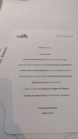 Saddle Madrid menu