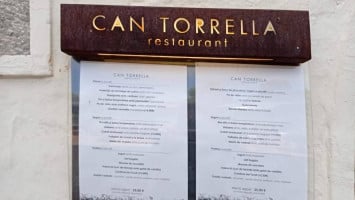 Can Torrella menu