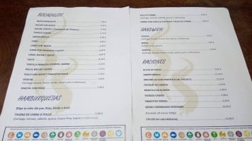 Txozna menu