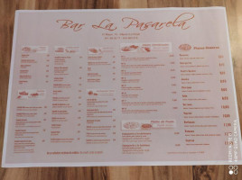 La Pasarela menu
