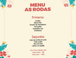 As Rodas menu