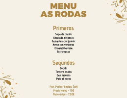 As Rodas menu