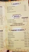 Freiduria Andaluza El Escondido menu