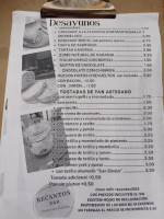 Recantos menu