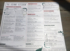 The Skinny Kitchen Marina menu