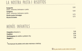 La Sandvitxeria Sbd menu