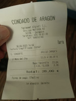 El Condado De Aragon food