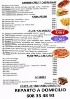 Cafeteria Centro menu
